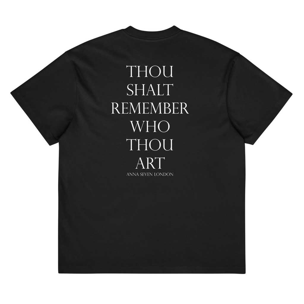 Thou Shalt Remember Who Thou Art Heavyweight T-shirt