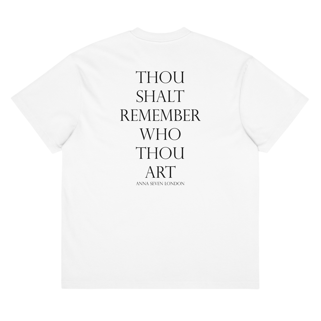 Thou Shalt Remember Who Thou Art Heavyweight T-shirt