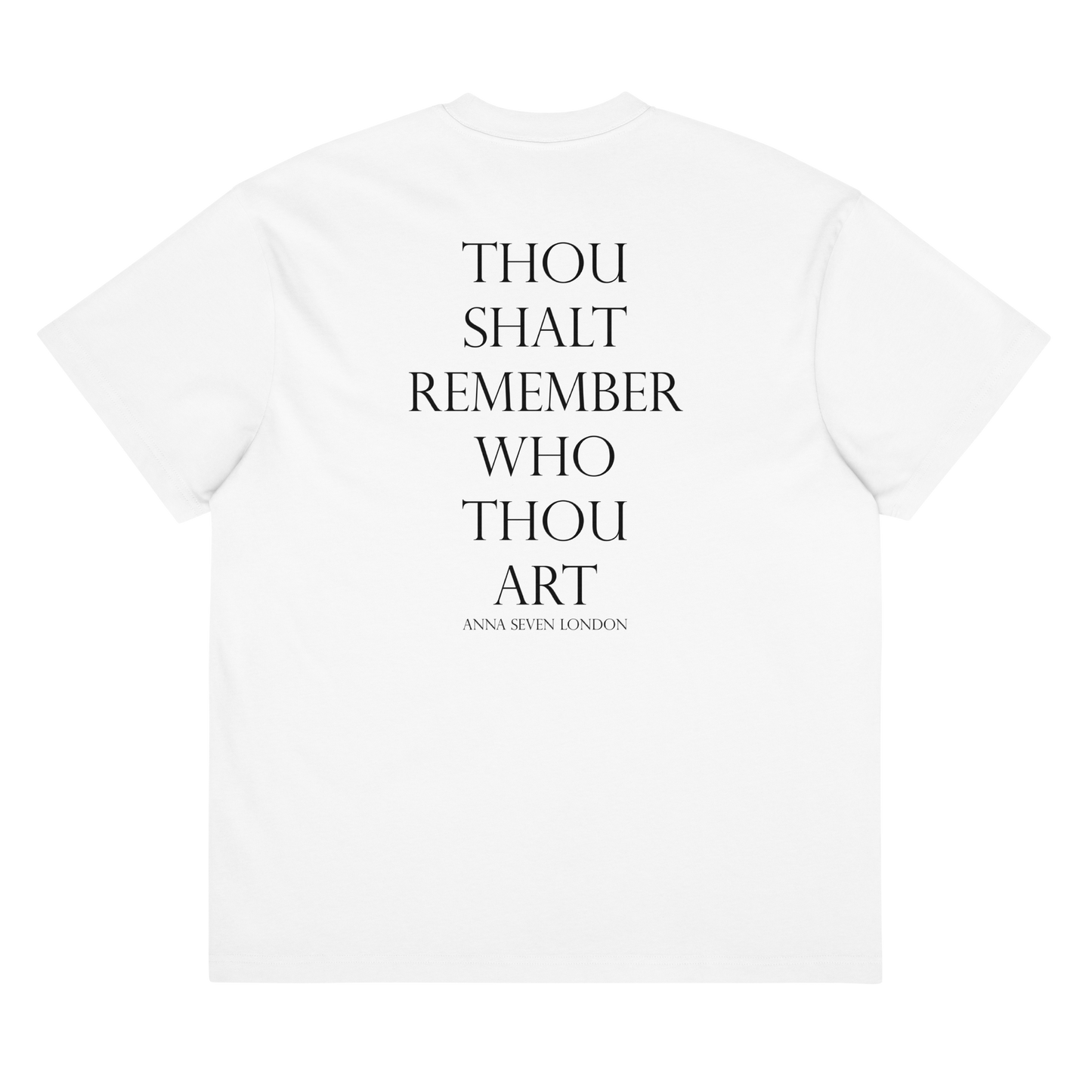 Thou Shalt Remember Who Thou Art Heavyweight T-shirt